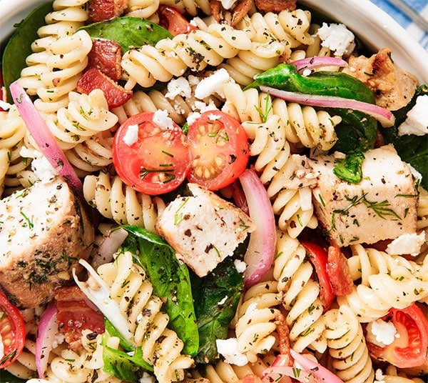 Salade de pates legere