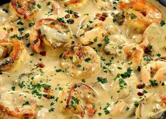 Garnelen mit Knoblauch und Kokosmilch - Omas beste Rezepte