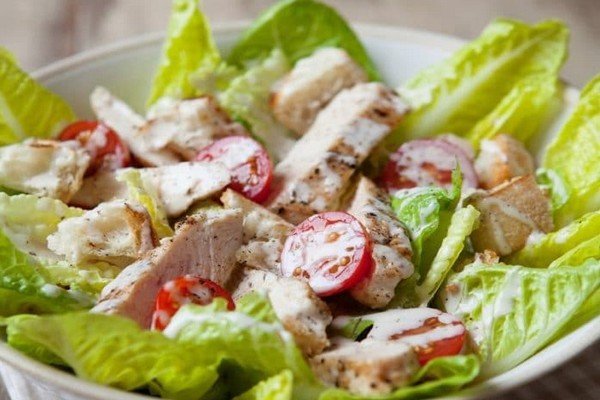 Salade Cesar Au Blanc De Poulet WW