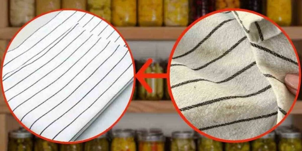 torchons super blancs oubliez leau de javel utilisez cet ingredient pour eliminer les taches 1200x600 1