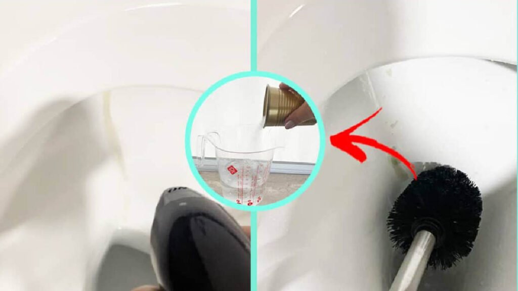 choisissez ce remede naturel pour eliminer les taches de calcaire jaune des toilettes