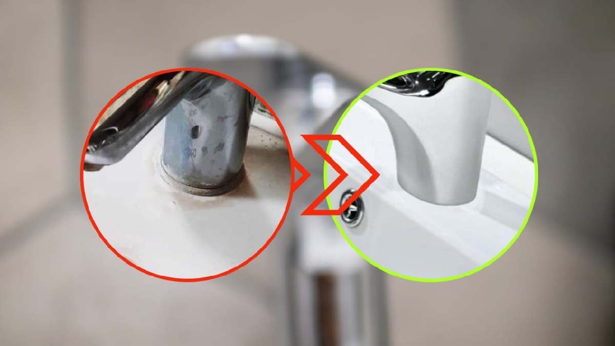 cercle noir comment le retirer de la base des robinets voici comment resoudre le probleme