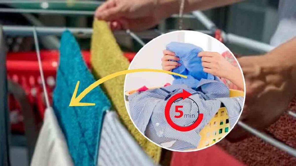 linge humide decouvrez cette methode specifique pour secher les vetements en 5 minutes