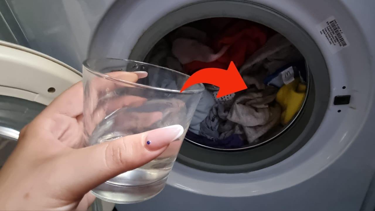 Bicchiere in lavatrice