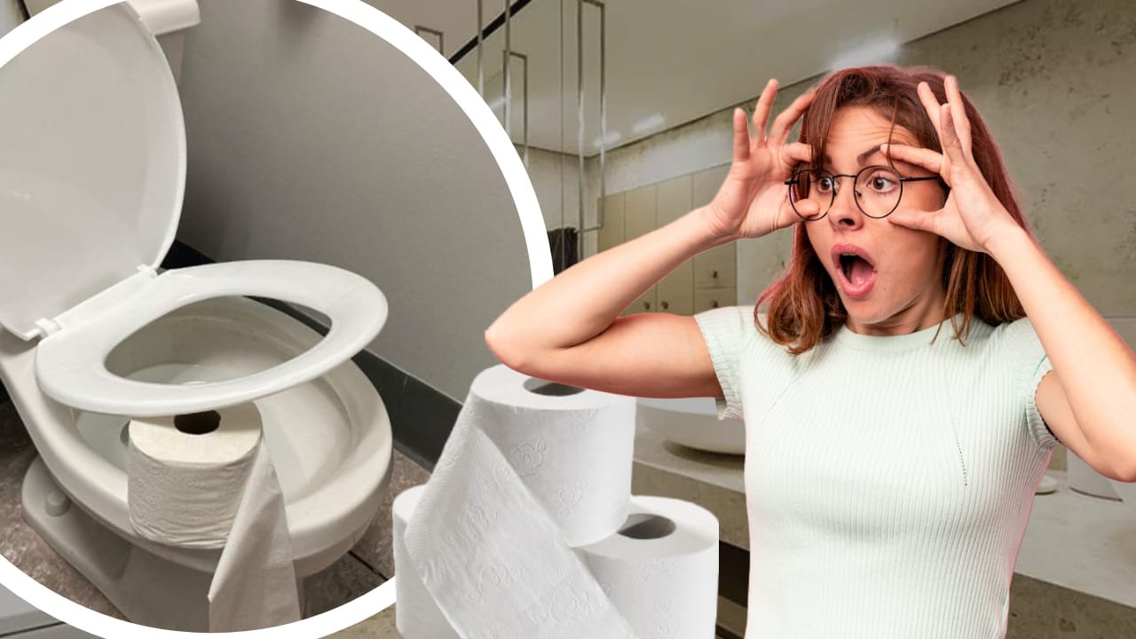 Carta igienica sul wc