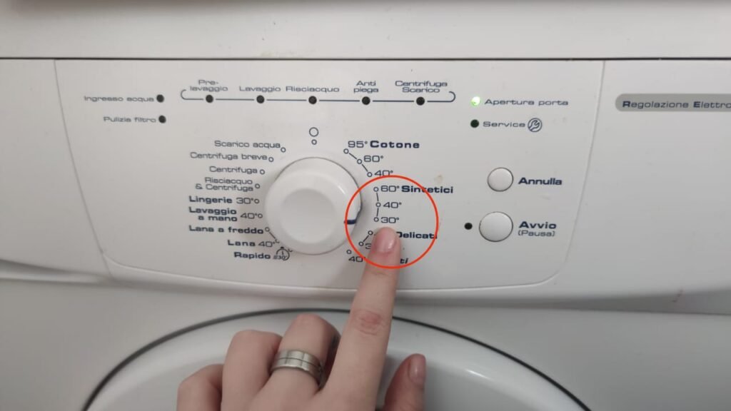 Temperatura lavatrice