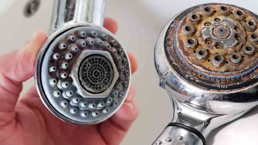 douchette pleine de calcaire lenlever est tres simple vous avez tout ce dont vous avez besoin dans la cuisine