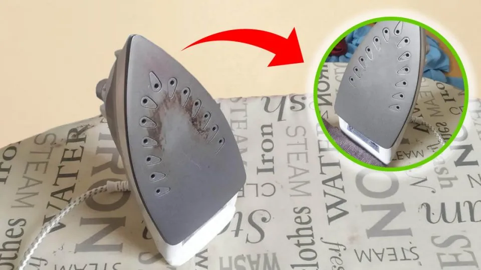 pulire piastra ferro da stiro bruciata 960x540 1